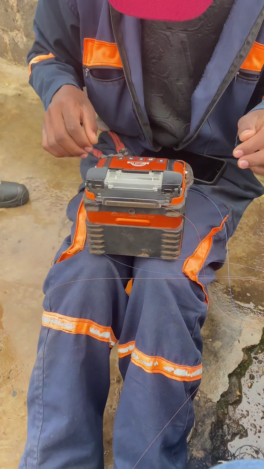 Duara Fiber technicians: Low-loss joins